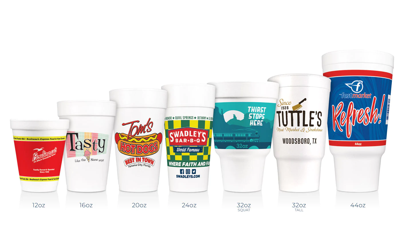 Promotional Foam Cup | Advertising Styrofoam Cups & Foam Cups